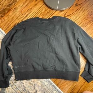 lululemon athletica  Dark Gray Crewneck Sweater (stained)